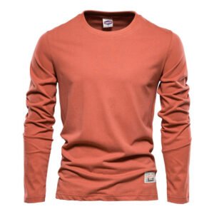 Men's Solid Color Spring Casual Cotton Long Sleeves