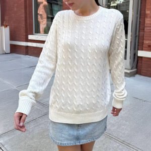 Solid Color Long Sleeve Bottoming Sweater Wool Women