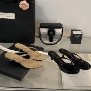 Flip-Flops Fashionable All-match Round Toe Stiletto Sandals Summer Open Toed Women's Shoes