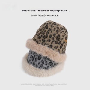 Autumn And Winter Brushed And Padded Hats Women's Fashion High-grade Plush