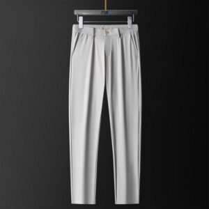 Seamless Non-ironing Men's Ice Silk Trousers
