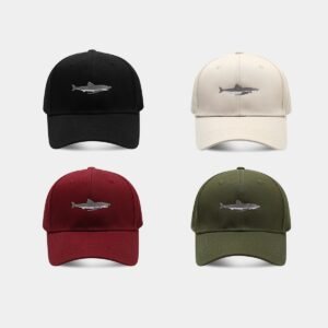 Solid Color Curved Brim Cotton Hard Top Casual Baseball Cap