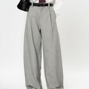 Profile Suit Pants Vertical And Smooth Casual Straight Trousers
