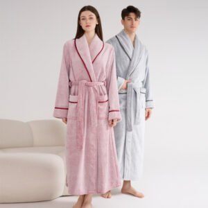 Thick Night-robe Flannel Couple Models
